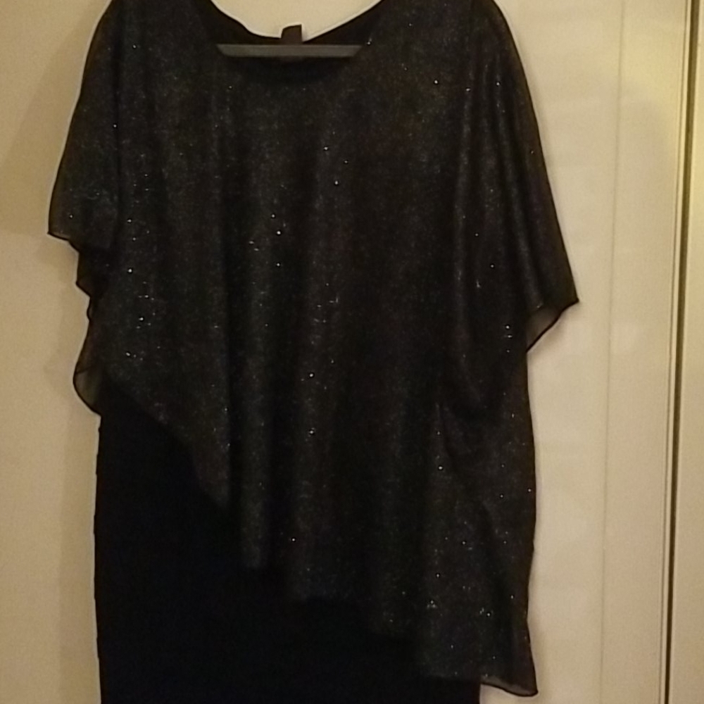 Black and Gold sparkle Dress